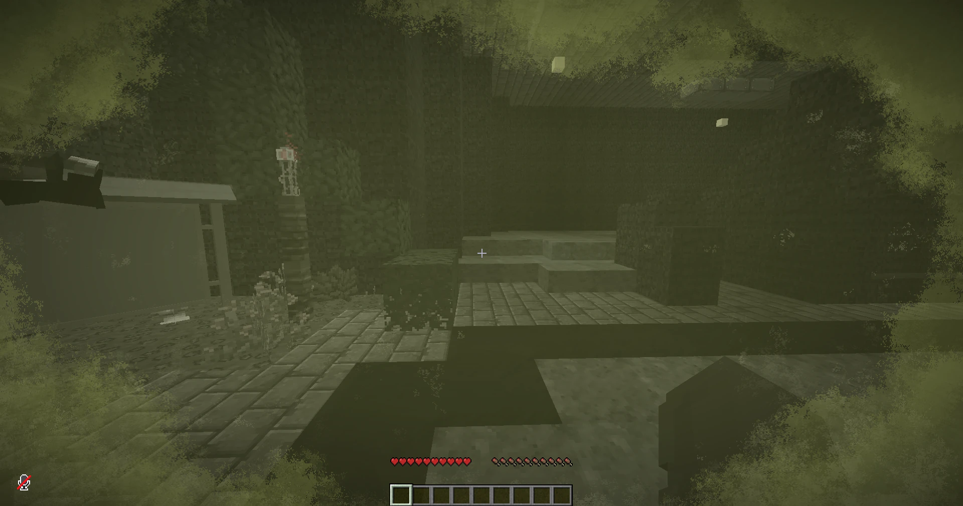 Base de survivants sur le serveur Minecraft post-apocalyptique Damnatio